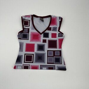 Nike Dri Fit Women's Size Medium Sleeveless Golf Tennis Athletic Pickleball Top